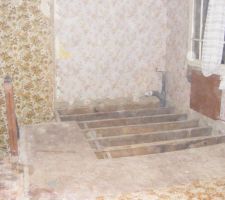 Parquet enlever au niveau de la salle de bain