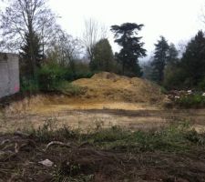 Le terrassement une fois terminé