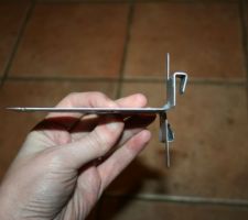 La grande patte de profil