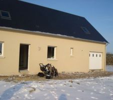 Notre maison sous la neige