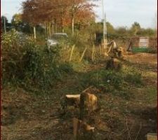 Terrain apr&egrave;s