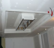 Début des joints de plâtres