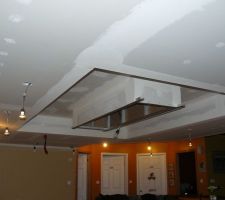 Début des joints de plâtres