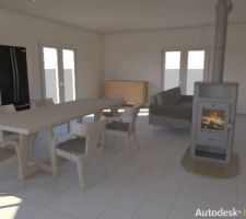 Petits montages que j'ai fait avec home designer pour se rendre compte du rendu final..enfin a peu près.