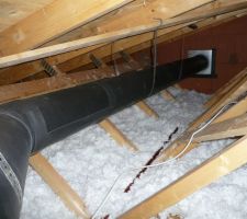 Reseau air neuf en comble