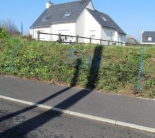 Le futur acc&egrave;s de notre terrain.