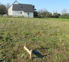 Trac&eacute;s au sol.