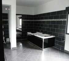 Sdb parents, coin baignoire à bulles