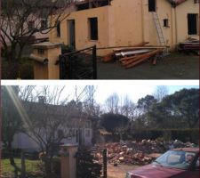 D&eacute;molition des b&acirc;timents existants!!