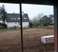 Vue sud, de la salle à manger.