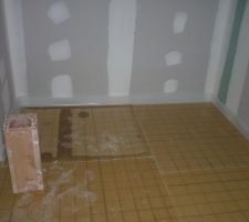 Dalle plancher chauffant étage