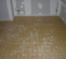 Dalle plancher chauffant étage