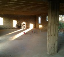 Vue interieur avec couverture.
