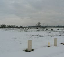 Le lotissement sous la neige!