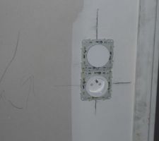 Installation des prises électrique