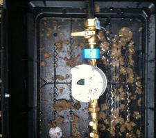 Compteur d'eau install&eacute; !!