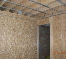 Pr&eacute;paration du plafond de la cuisine