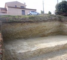 Fin du terrassement