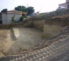 Fin du terrassement