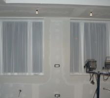 Le mur est bien avancé aussi