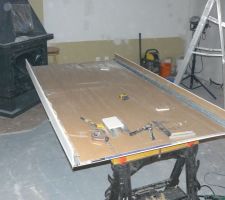 Début du caisson pour la lumiere indirecte