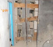 Creation d'une ouverture dans la buanderie