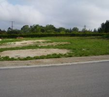 Notre terrain avant le d&eacute;but des travaux
