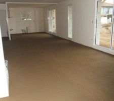 Chape de ravoirage terminée