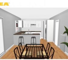 Vue de future cuisine made by IKEA