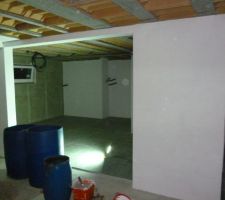 Peinture des murs de cave