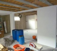 Peinture des murs de cave