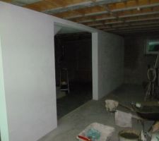 Peinture des murs de cave
