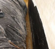 Demain on attaque l'autre pignon,nous avons degagé les eboulis aujourd'hui...