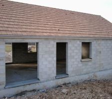 Vue de face avec margelles