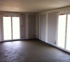 Chape flottante du plancher chauffant