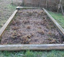 2ème bac du Jardin d'assainissement (phyto épuration) après faucardage