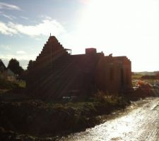 Dalle de l'&eacute;tage OK --> pr&eacute;paration de l'&eacute;tage