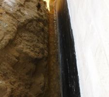 Pignon gauche avec la pente.