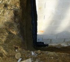 Angle gauche de la façade arriere.