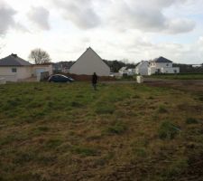 Notre Terrain vue Est-Ouest