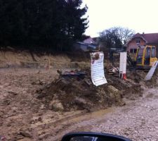 Mise en place 	
tuyau pvc EU-EP