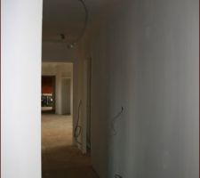 Joints du couloirs terminés