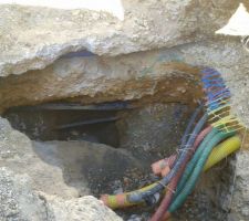 Recherche des gaines électricité et eau