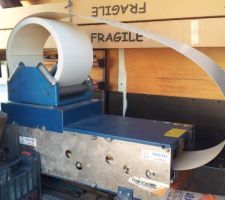 Gouttière non gréée