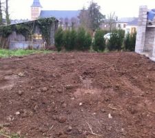 Remise en &eacute;tat du terrain et remblais des fondations