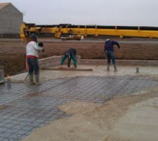 Dalle maison en cours !!!