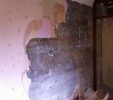 Mur du bunker enchassé ds la maison, mur est.