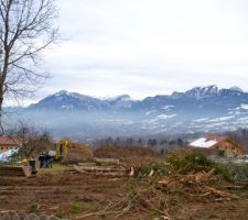 Nettoyage du terrain