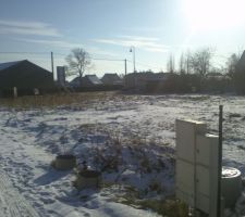 Terrain sous la neige