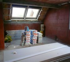 Isolation du toit dans le salon